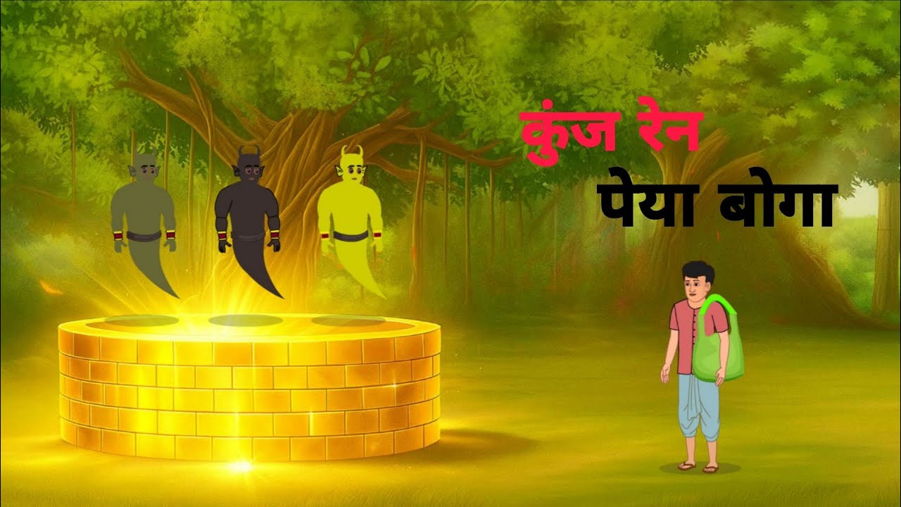 कुंज रेन पेया बोंगा | Santhali cartoon | Santhali kahani 2025 | New santhali cartoon videos