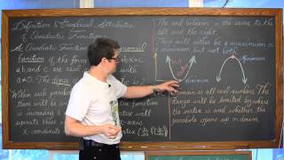 Defining Quadratic Functions & their Graphical Attributes