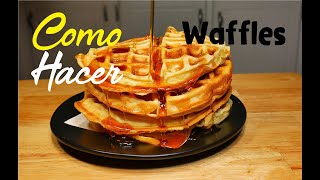 Como Hacer Waffles Facil Simple