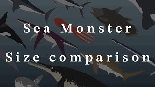 Sea monster size comparison