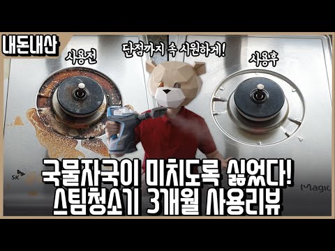 국물 찌든때 제거하는거 너무 그지같아서 샀다 비쎌 스팀청소기 3개월 사용 진심리뷰 L 내돈내산 