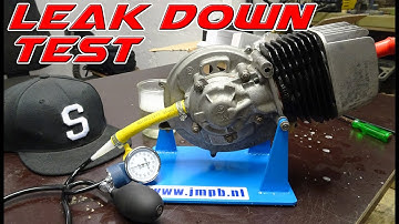 engine leak down test Vespa Piaggio Ciao 65cc