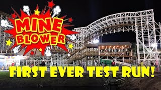 Mine Blower FIRST EVER TEST RUN Fun Spot America  (Kissimmee)!!!