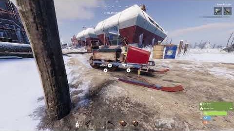 Rust Console I finally got my hands on a snowmobile…