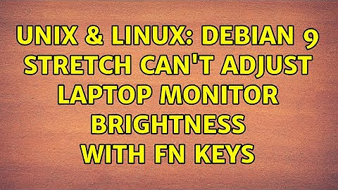 Unix & Linux: Debian 9 stretch can