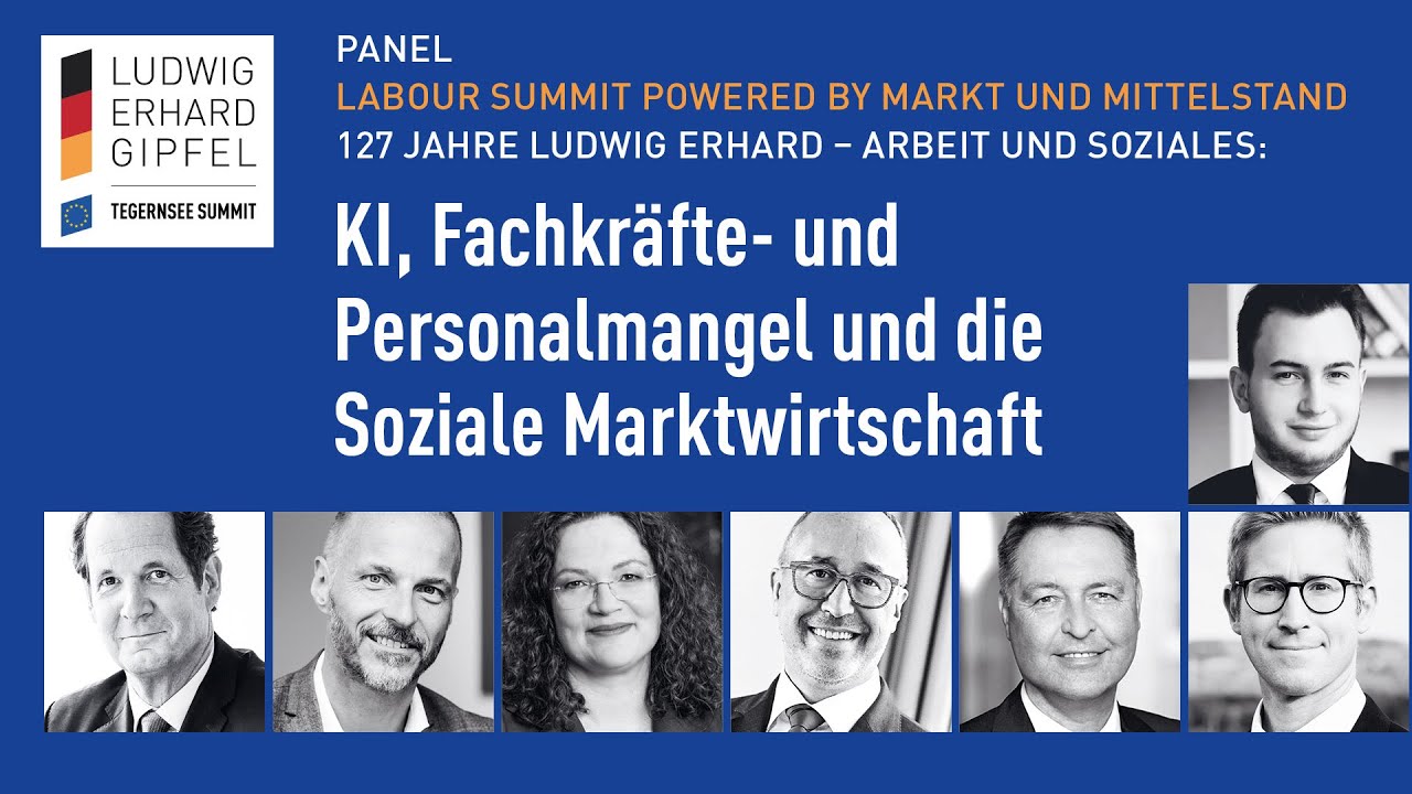 127 Jahre Ludwig Erhard – Arbeit und Soziales:KI, Fachkräfte- und Personalmangel und ...