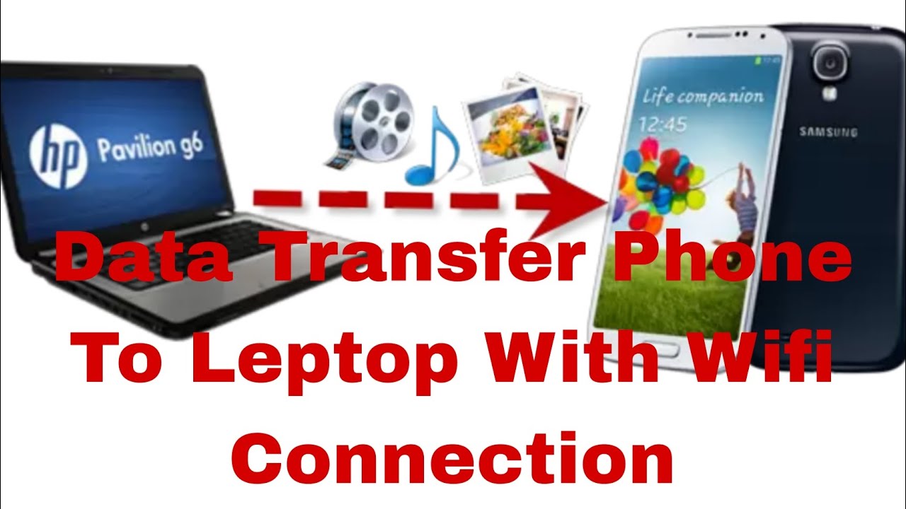 How To Data Transfers Phone To Leptop With Wifi Connection।। - YouTube