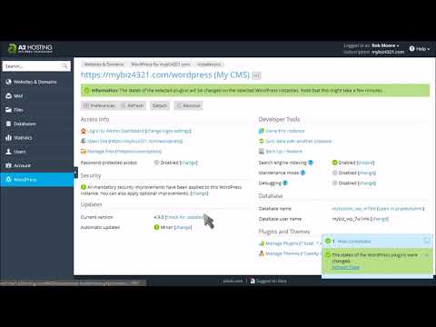 Managing plugins on A2 Hosting's Managed WordPress