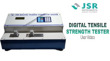 JSR - Digital Tensile Strength Tester || Horizontal model || Paper Testing Machine