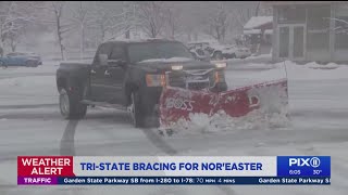 NY, NJ bracing for nor'easter bringing heavy snow, strong winds