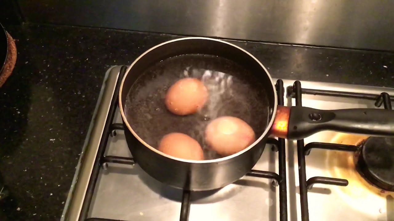 Boiling eggs - YouTube