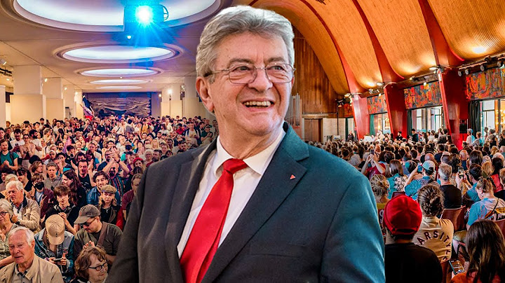 Meeting pour la 6e République et la Paix avec Jean-Luc Mélenchon, Alma Dufour et Maxime Da Silva