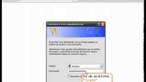 Video Tutorial cpanel   Como entrar a cPanel 