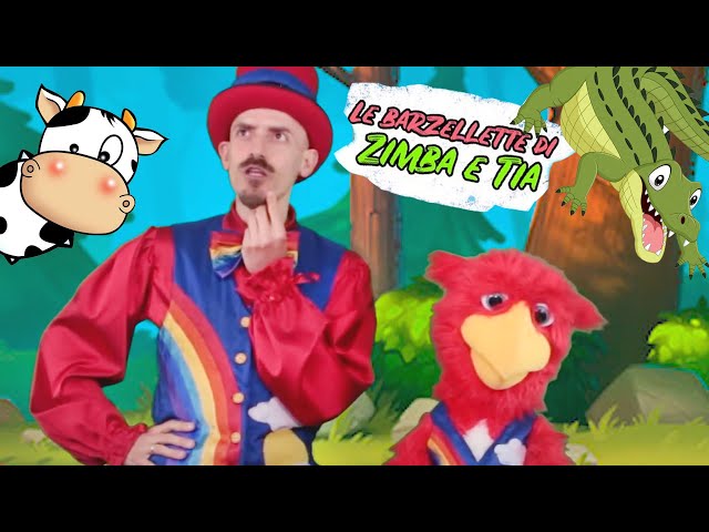 BARZELLETTE SUGLI ANIMALI La mucca pazza e il coccodrillo mimetico #01 Le Barzellette di ZIMBA e TIA