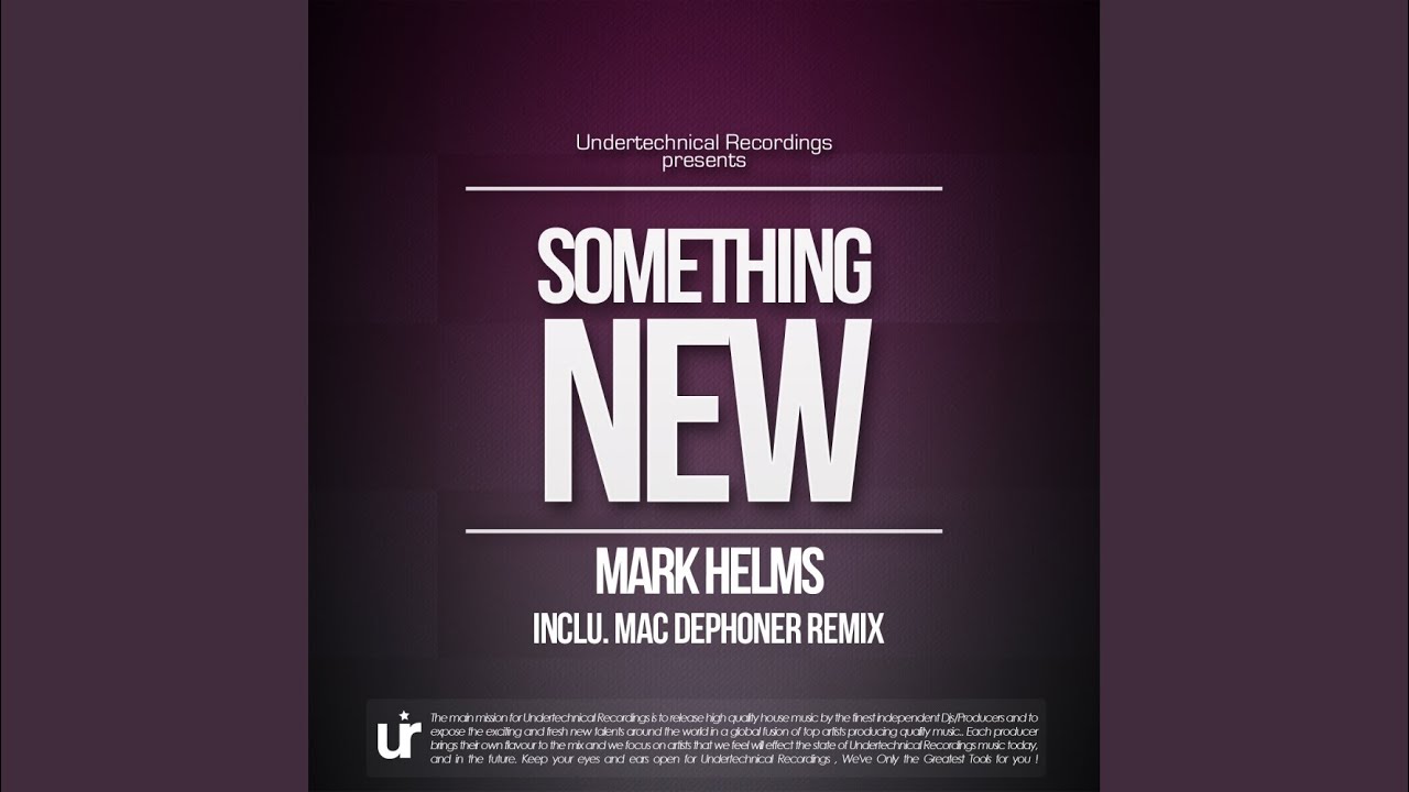 Watch Something New (Original Mix) on YouTube Watch Something New (Original Mix) on YouTube