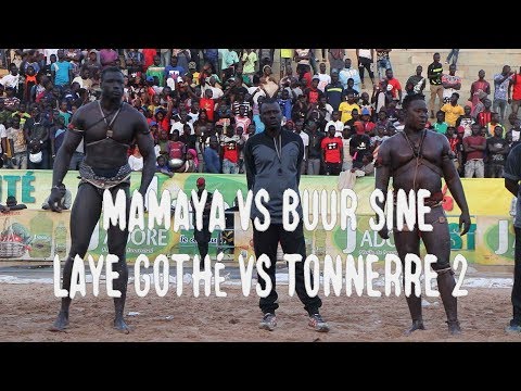 Résumé Mamaya Vs Bour Sine Et Laye Gothé Vs Tonnerre 2 - Baol Production