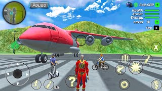Amazing Powerhero: New York Gangster - Bought a New Plane - Android Gameplay screenshot 2