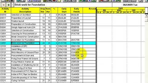 Primavera tutorial in urdu full || part 9 (Basic)