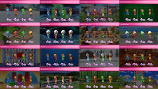 Wii Party U Mini game ties moment | Wiiパーティ U ミニゲーム 引き分け集 | AlexGamingTV