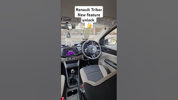 Renault Triber Rxt 2025 🔥| Renault Triber New feature unlock 🔓| #shorts #shortvideo #viral #triber