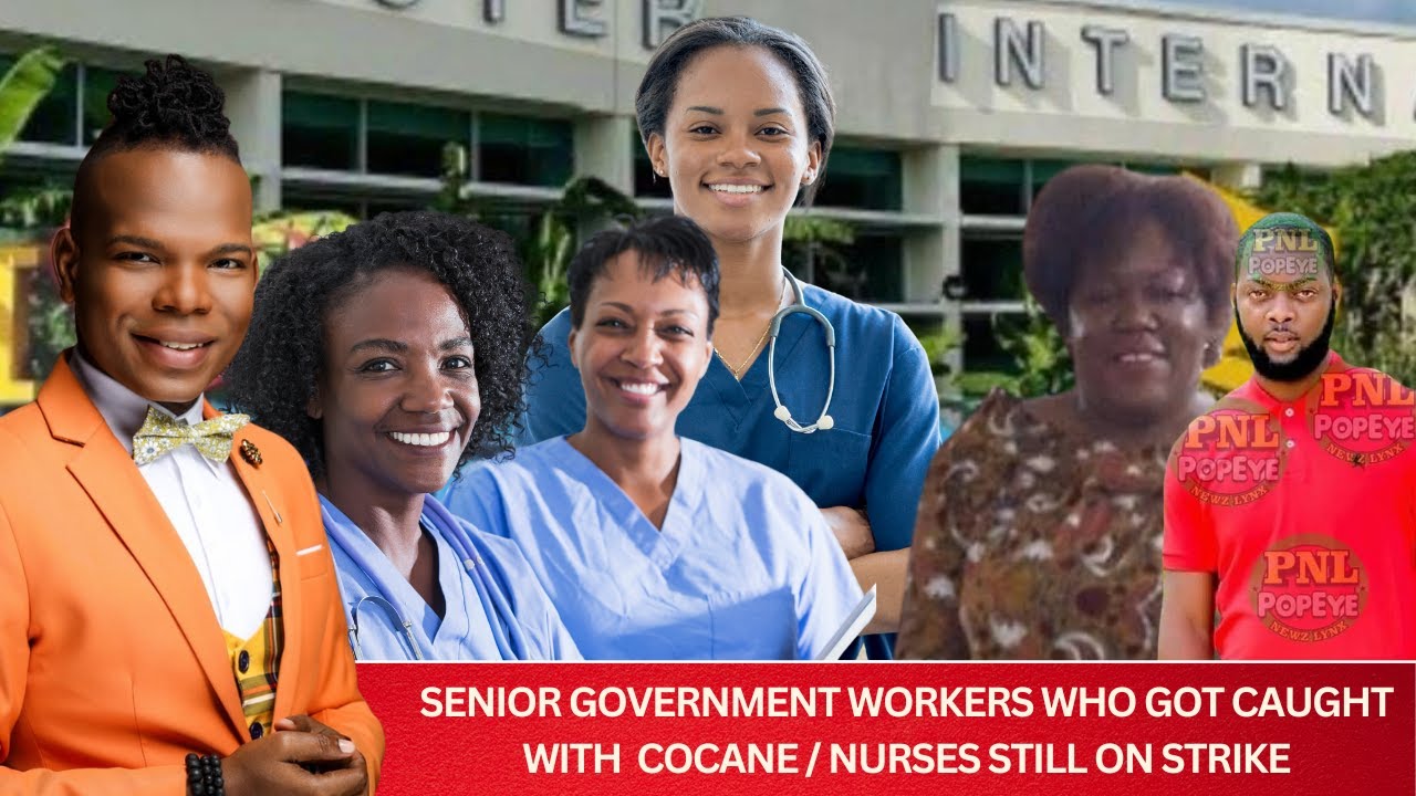 Крупный конфискованный запас кокаина в аэропорту имени Нормана Мэнли / Медсестры протестуют проти...