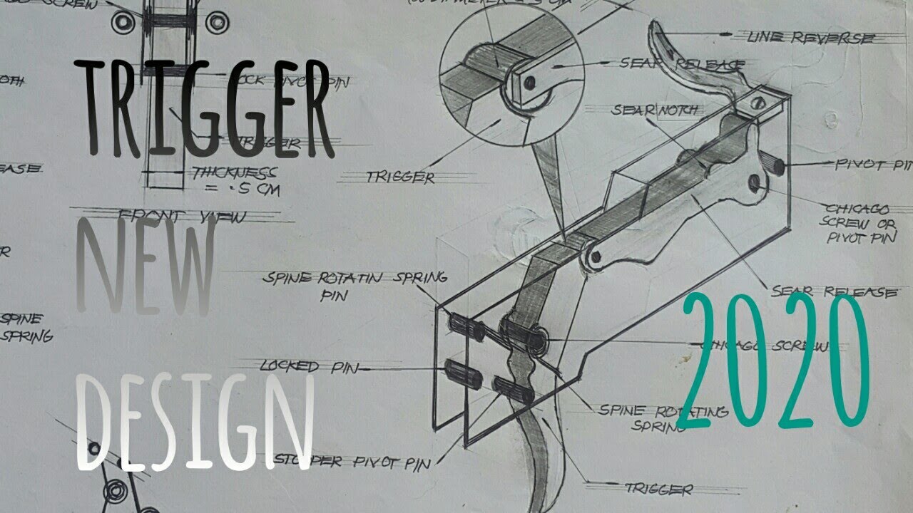 Speargun trigger 2020 new design
