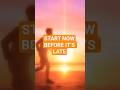 “He Thought He Had Time — Don’t Make His Mistake #motivation #discipline #success #mindset #facts