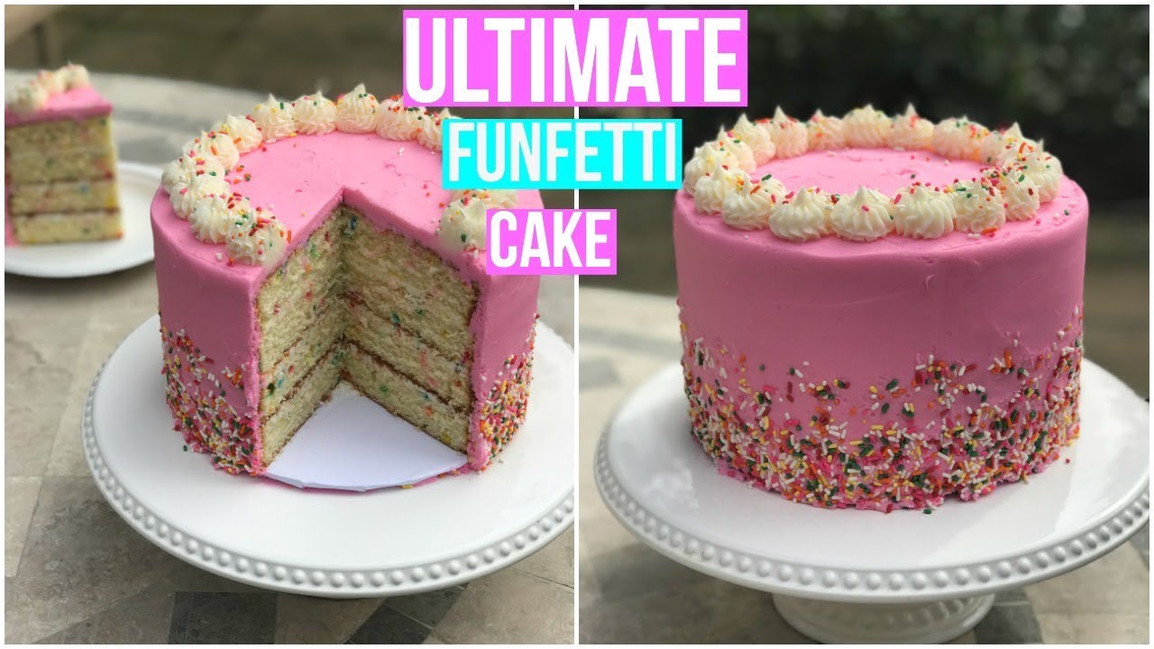 Funfetti Birthday Cake Recipe | A Bountiful Kitchen
