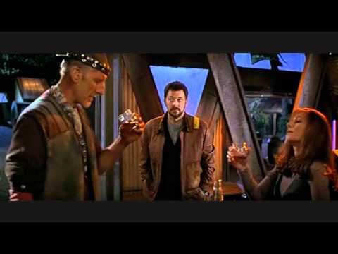 Star Trek - Zefram Cochrane drunk! Funny scene!