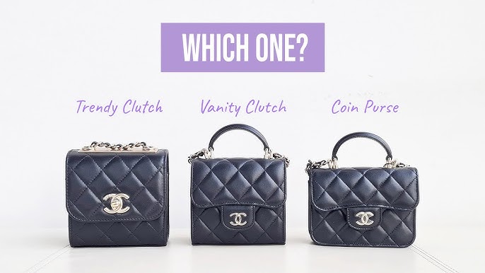 Chanel Pearl Crush Mini Square Mini Rectangular Bag Organizer Insert Shaper