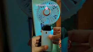 mini fan unboxing cute🌸🌸🌸🌸🌸🌸🌸🌸🌸🌸🌸