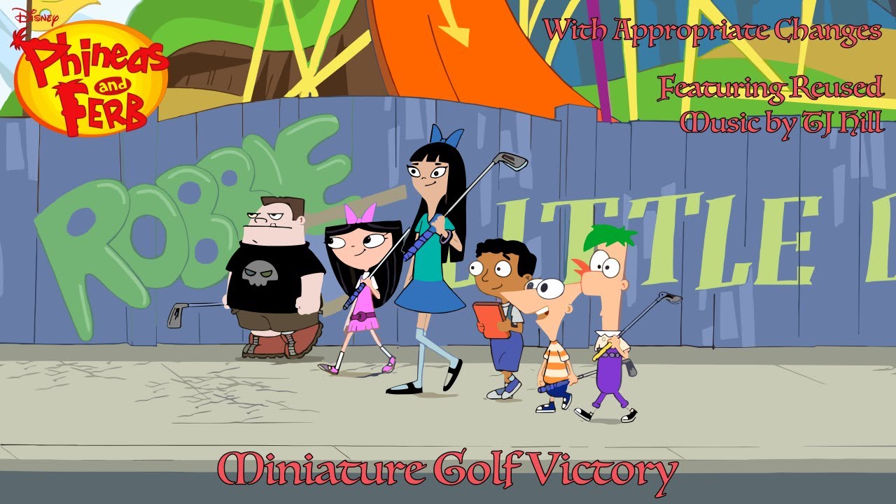 Phineas and Ferb Miniature Golf Victory Clip YouTube