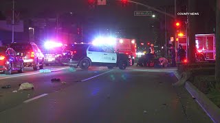 Pedestrian Injured In Apparent Hit & Run Crash | Santa Ana, CA