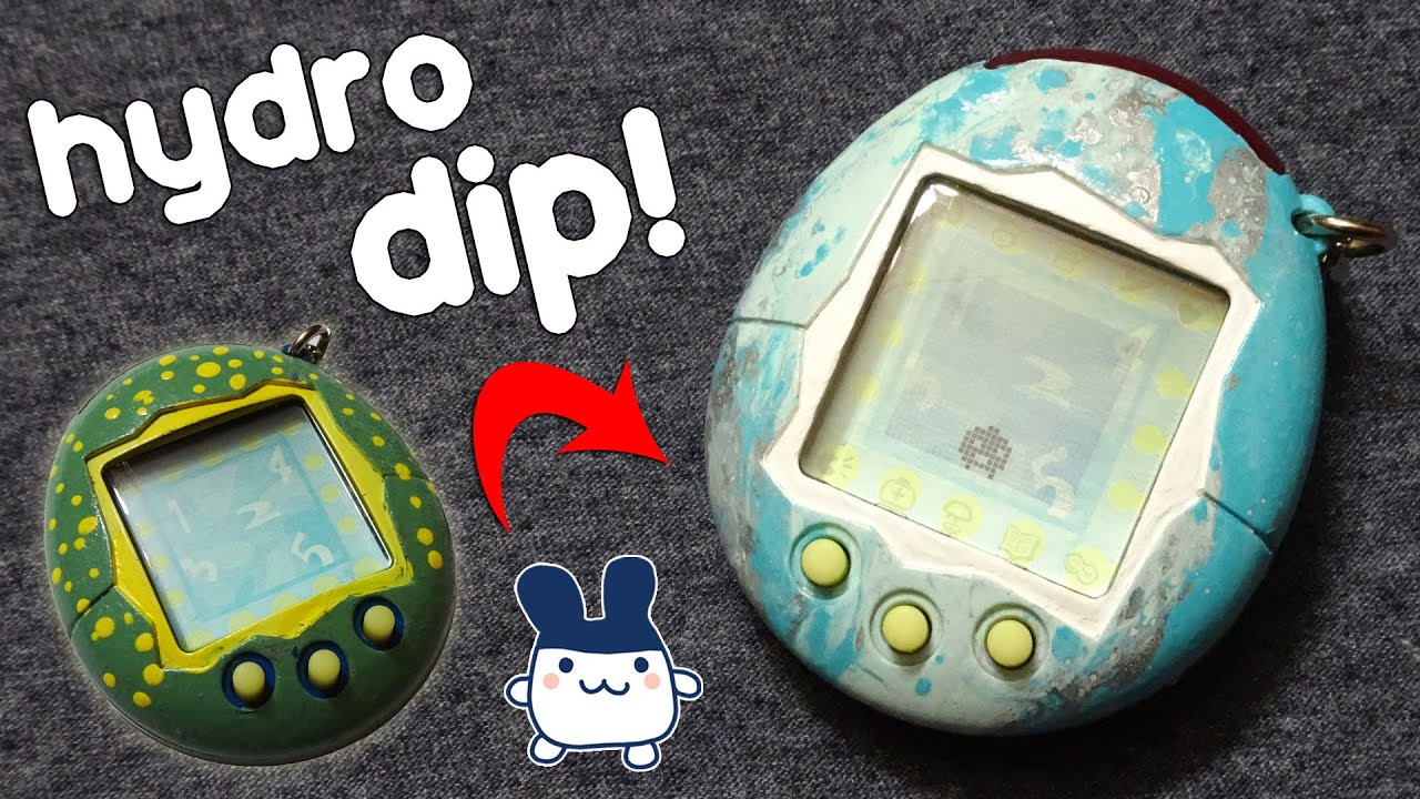 Мы обработали Tamagotchi Connection методом гидропогружения! | Кастомизация коллекционных предмет...