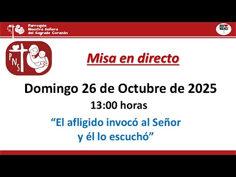 Misa Domingo 26 de Octubre de 2025 - 13:00 h en directo ...