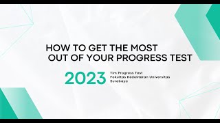 How to get the most out of your Progress Test
