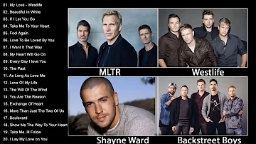 Bryan Adams, Westlife, Backstreet Boys, MLTR, Shayne Ward, Boyzone - Top 30 Love Songs 2021