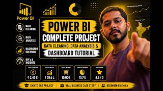Power BI Complete Project for Beginners | Data Cleaning, Data Analysis & Dashboard Tutorial