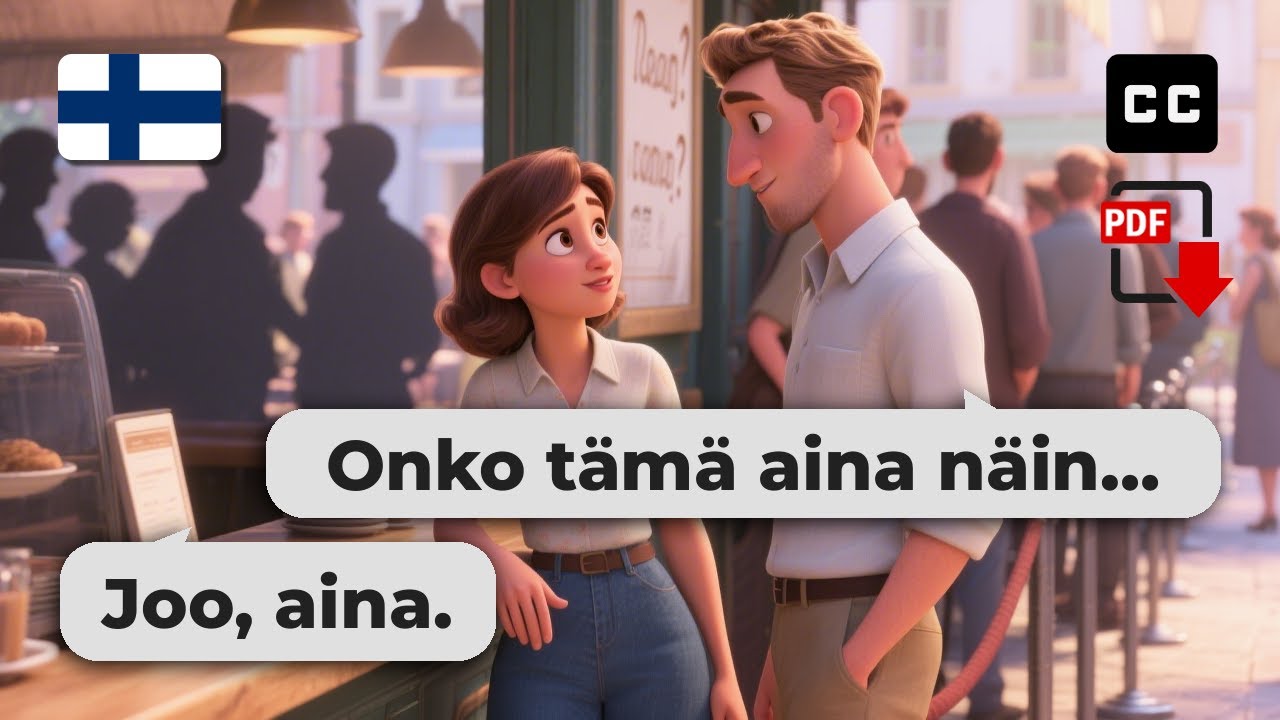 10 реальных финских диалогов для изучения финского A2 🚀