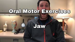 Oral Motor Exercises - Jaw - Part 1\/5 - Open Wide and Close Tight - Speech Therapy