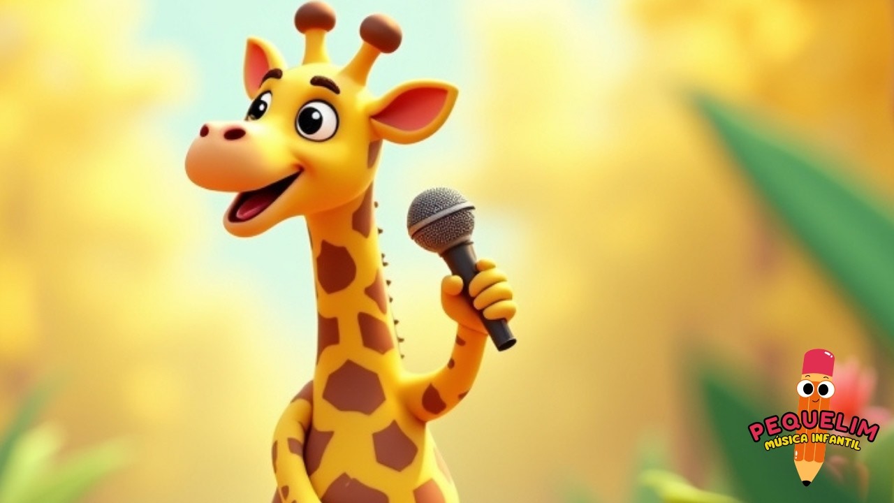 Jirafita: Hojitas Altas, Besitos Altos 🌿😘 Música Infantil