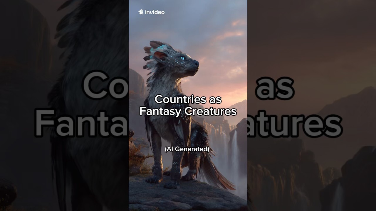Countries as Fantasy Creatures | Ai Generated