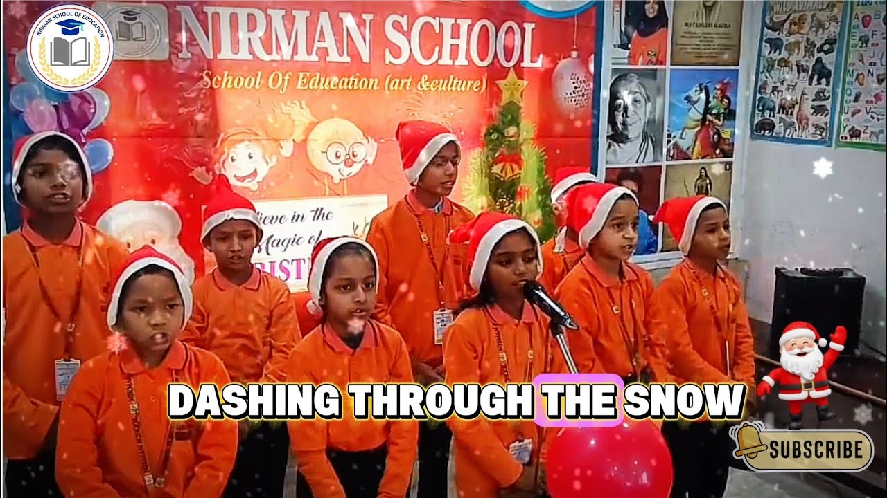 Jingle Bells🎅🎶| Christmas Celebration | Nirman Schoo