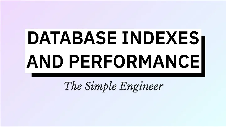 Database Indexes & Performance Simplified