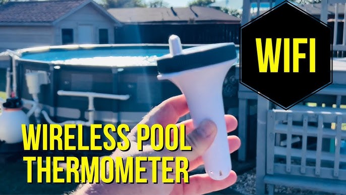 WLAN Swimming Pool Thermometer Bundle - avec écran à poser