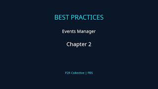 Project Manager Events Management - Chapter 2: Cvent Program Setup for Execution