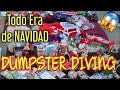 ♻️Todo era NAVIDEÑO😱en un solo Dumpster/Lo Que Tiran en usa🇺🇲Dumpster Diving