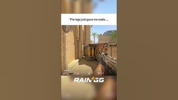 The lags just gave me wallhack... 😂😭 #cs2 #fail #ace #clutch #donk #s1mple