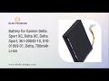 Battery for Garmin Delta Sport XC, Delta XC, Delta Sport, 361-00043-10, 010-01069-01, 700mAh Li-ion