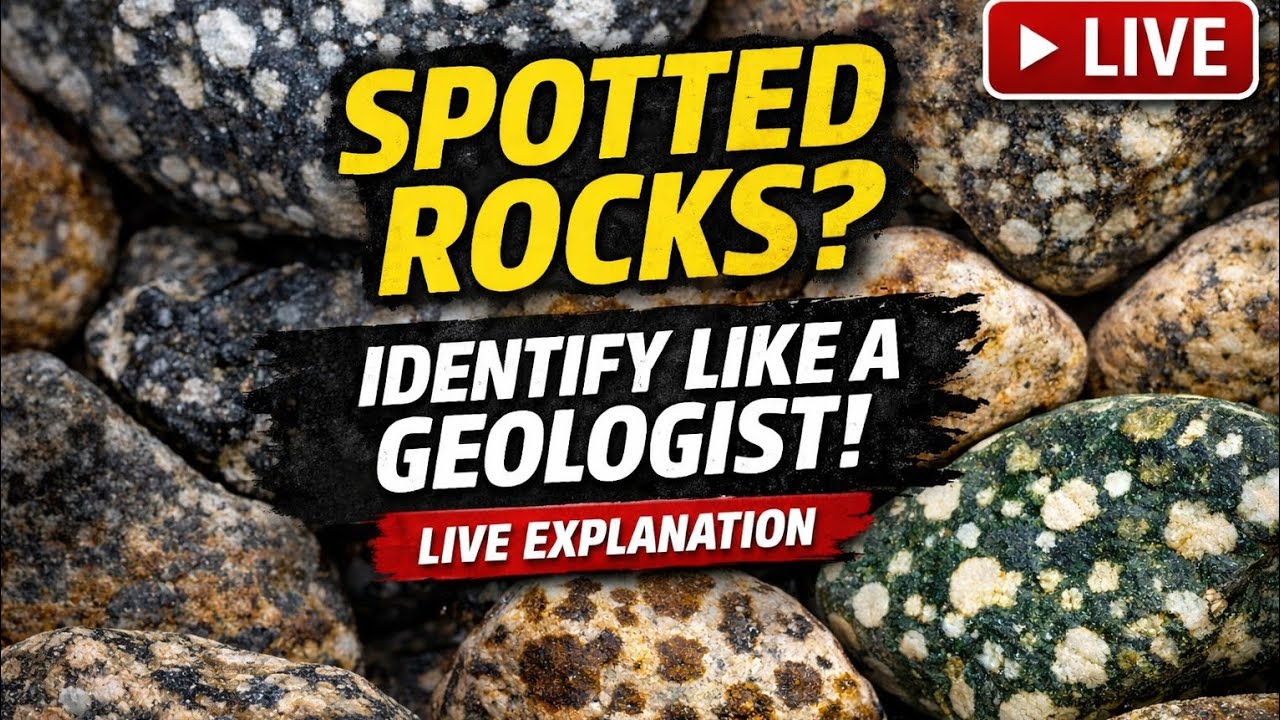 Spoted Red Rocks Geologist Dr.Harun Mitra Explains How to Identify Spotted Rocks Live ...